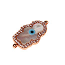 Rose Gold Girl DIY Bracelet Accessories Rhinestone Zircon Pendant Jewelry