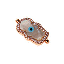 Rose Gold Boy DIY Bracelet Accessories Rhinestone Zircon Pendant Jewelry