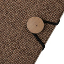 Wooden Pillow Cushion Bearer Rustic Wedding Ring Box Jewelry Holder Brown