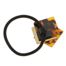 Girls Ladies Acrylic Metal Strong Elastic Square Shape Leopard Print Hair Band Head Accessory Dark Brown