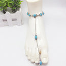 Women Jewelry Beach Bohemian Style Antique Silver Foot Chain Jewelry Anklet