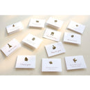 Pack of 10 Mini Metal Tree Invitation Greeting Cards with Envelopes Wedding Favor