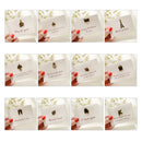 Pack of 10 Mini Metal Tree Invitation Greeting Cards with Envelopes Wedding Favor