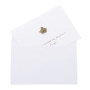 Pack of 10 Mini Princess Crown Metal Wedding Invitation Greeting Card Inc Envelopes