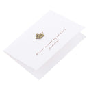 Pack of 10 Mini Princess Crown Metal Wedding Invitation Greeting Card Inc Envelopes
