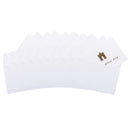 Pack of 10 Mini Triumphal Arch Metal Wedding Birthday Greeting Card with Envelopes