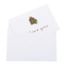 Pack of 10 Mini Angel Metal Wedding Birthday Invitation Gift Card with Envelopes