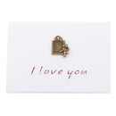 Pack of 10 Mini Angel Metal Wedding Birthday Invitation Gift Card with Envelopes