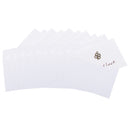 Pack of 10 Mini Good Luck Flower Metal Wedding Invitation Gift Card Inc Envelopes