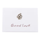 Pack of 10 Mini Good Luck Flower Metal Wedding Invitation Gift Card Inc Envelopes