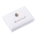 Pack of 10 Mini Good Luck Flower Metal Wedding Invitation Gift Card Inc Envelopes