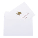 Pack of 10 Mini Metal Elephant Wedding Birthday Invitation Gift Card inc Envelopes