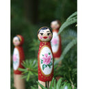 Wooden Dolly Pegs Vintage Clothespin Dolls Kids Handmade Craft Pack of 10