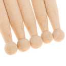 Wooden Dolly Pegs Vintage Clothespin Dolls Kids Handmade Craft Pack of 10