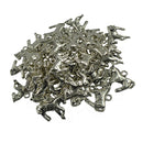 Tibetan Silver 3D Horse Charm Bracelet Pendant Necklace Jewelry DIY Making Pack of 30