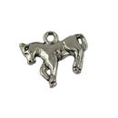 Tibetan Silver 3D Horse Charm Bracelet Pendant Necklace Jewelry DIY Making Pack of 30