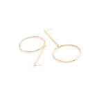 Punk Exaggerated Big Geometric Round Dangle Earrings for Women Drop Earrings Gold
