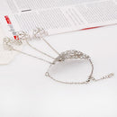 Finger Ring Hand Chain Harness Multi Chain Punk Style Bracelet for Women