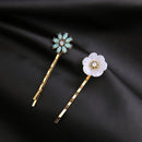 3pcs Girl Jewelry Fresh Multicolor Flower Pendant Hair Clip Barrette Hairpin