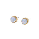 Fashion Design Women Lady Rhinestone Crystal Fan Ear Studs Earrings