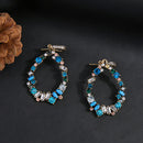 Fashion Luxury Crystal Droplets Pendant Earrings Jewelry Rhinestone Earring