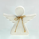 Set of 2pcs Free Stand Plain Wood Angel Embellishments Christmas Decoration Gift