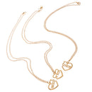 Broken Heart Best Friends Gold Tone Pendant Chain Friendship Necklace Xmas Gift