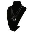 Best Friends Forever Heart Pendant Chain Friendship Necklace Friend Necklace