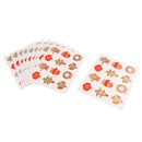 120pcs Seals Merry Christmas Badge Sticker Gift Wrapping Decor Envelope Seals