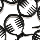 10pcs Wholesale Black Fish Ponytail Holder Hair Claws Clips Fashion Hair Accessories