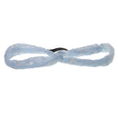 Fashion Women Elastic Headband Lace Turban Knot Headwrap Hair Lace Band Blue