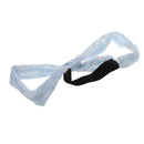 Fashion Women Elastic Headband Lace Turban Knot Headwrap Hair Lace Band Blue