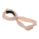 Lovely Girls Elastic Headband Lace Turban Knot Headwrap Hair Lace Band Orange