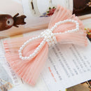 Women Jewelry Korean Style Bowknot Lace Hair Clip Hair Accessories Hairpin