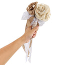 Bridal Bridesmaid Bouquet Rustic Hessian Burlap Rustic Wedding Decoration