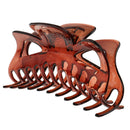 Resin Large Hair Clamp X Claw Clip Women Girl Hair Accessory Brown