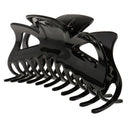 Resin Large Hair Clamp X Claw Resin Clip Women Girl Hair Accessory Black