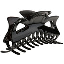 Resin Large Hair Clamp X Claw Resin Clip Women Girl Hair Accessory Black