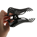 Resin Large Hair Clamp X Claw Resin Clip Women Girl Hair Accessory Black