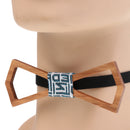 Men's Groom Wedding Party Wooden Bow Tie Tuxedo Necktie Fashion Accessory