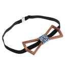 Men's Groom Wedding Party Wooden Bow Tie Tuxedo Necktie Fashion Accessory