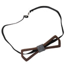 Vintage Men's Groom Wedding Party Wooden Bow Tie Tuxedo Necktie Accessory G