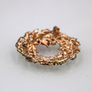 Round Flower Brooch Pin Party Gift Crystals Pendant Charm Brooch Pin for Women