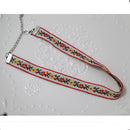 White Gothic Vintage Collar Choker embroidered flower Necklace