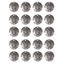 20Pcs Jewelry DIY Accessories Twelve Constellations Libra Round Pendants