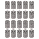 10Pcs Square Aries Pendant Horoscope Zodiac Sign Charm Jewelry DIY Making