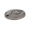 20Pcs Jewelry DIY Accessories Twelve Constellations Leo Round Pendants