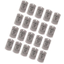 10Pcs Square Taurus Pendant Horoscope Zodiac Sign Charm Jewelry DIY Making