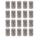 10Pcs Square Taurus Pendant Horoscope Zodiac Sign Charm Jewelry DIY Making