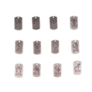 10Pcs Square Taurus Pendant Horoscope Zodiac Sign Charm Jewelry DIY Making